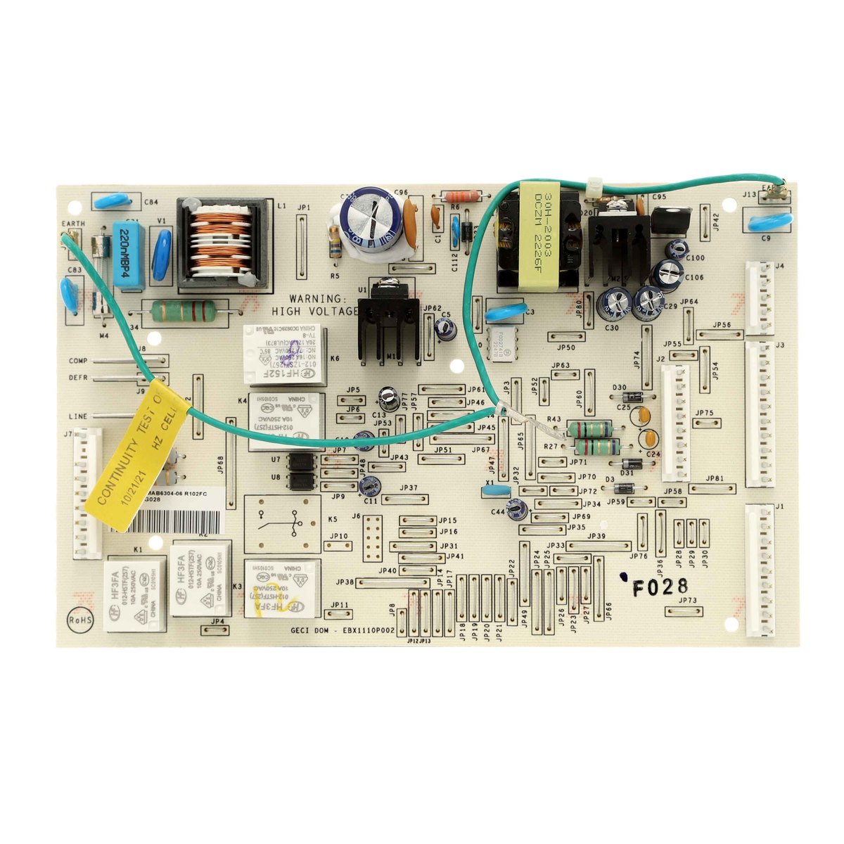 WR01F00221 - Genuine OEM GE Refrigerator Main Control Board